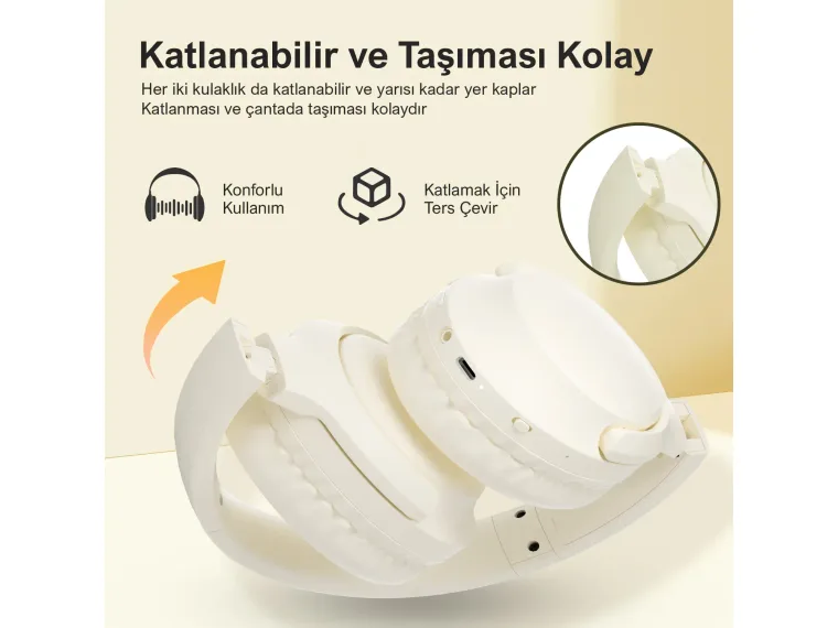 H2 Soundcraft 40mm Sürücülü 14 Saat Çalma Süreli — görsel 5