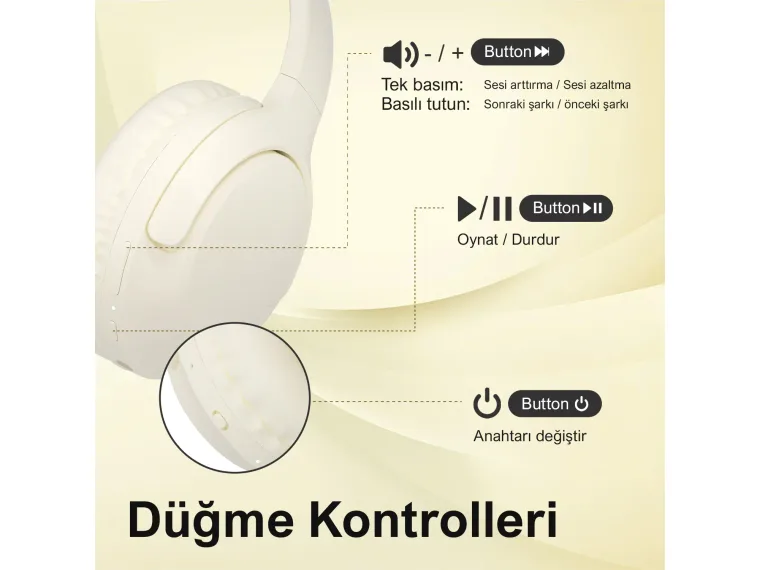 H2 Soundcraft 40mm Sürücülü 14 Saat Çalma Süreli — görsel 7