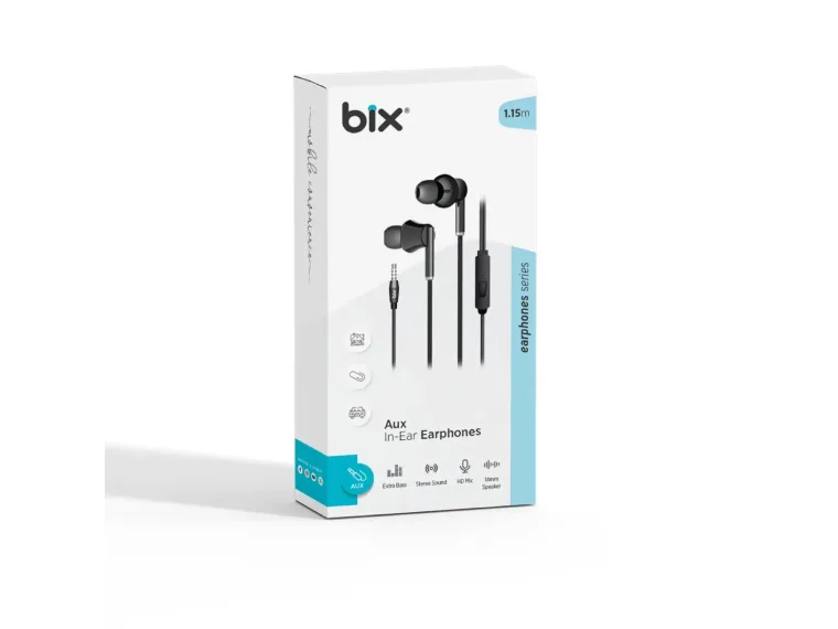 HF01A 14mm Extra Bass Özellikli Mikrofonlu 3.5mm AUX — görsel 6