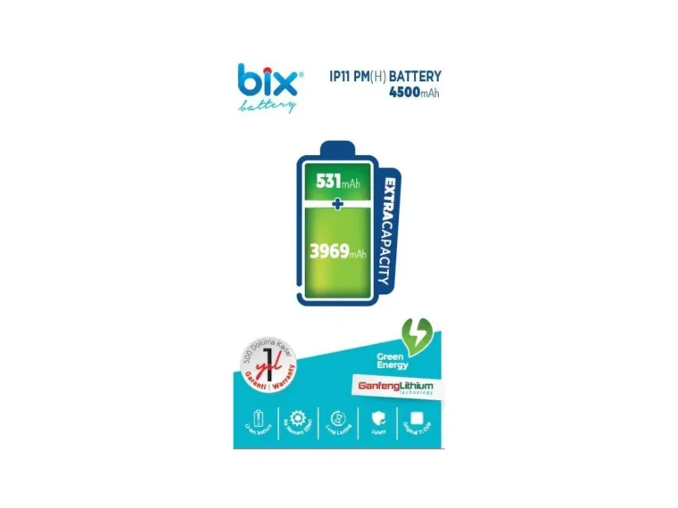 Bix IP11 PM(H) iPhone 11 için 4500mAh Ekstra Kapasiteli