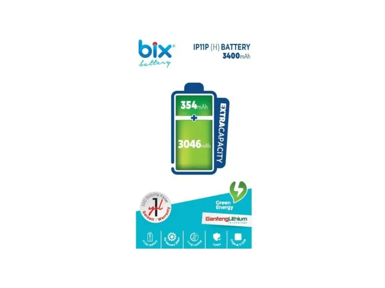 Bix IP11P(H) iPhone 11 Pro için 3400mAh Ekstra
