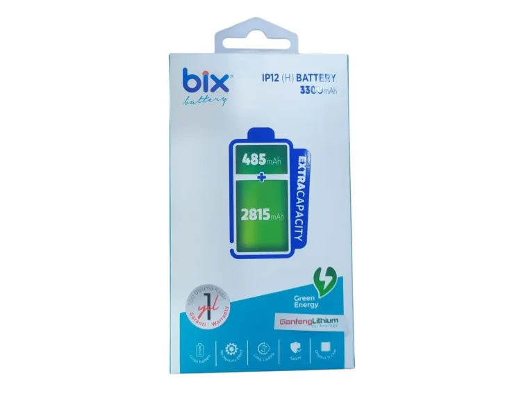 Bix IP12(H) iPhone 12 için 3300mAh Ekstra Kapasiteli — görsel 3