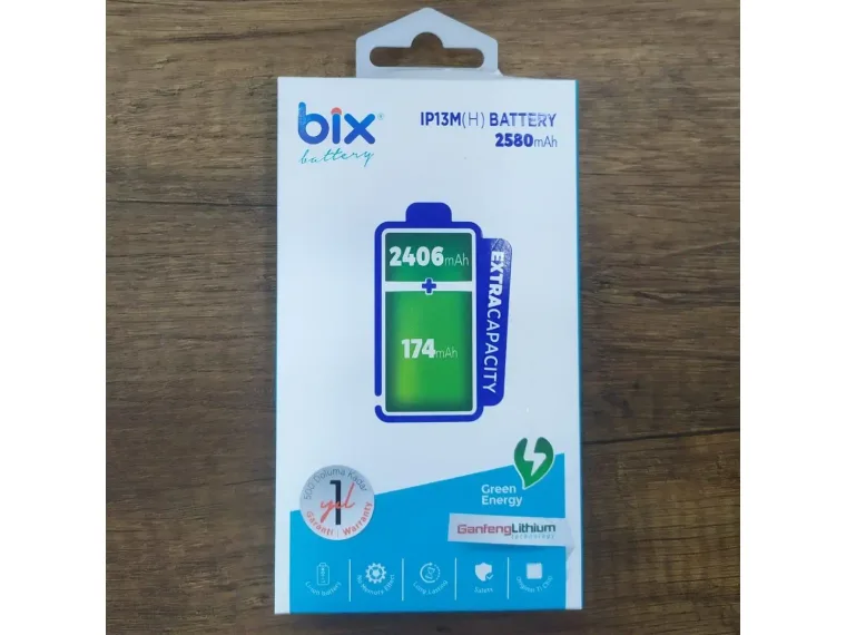 Bix IP13M(H) iPhone 13 Mini için 2580mAh Ekstra — görsel 3