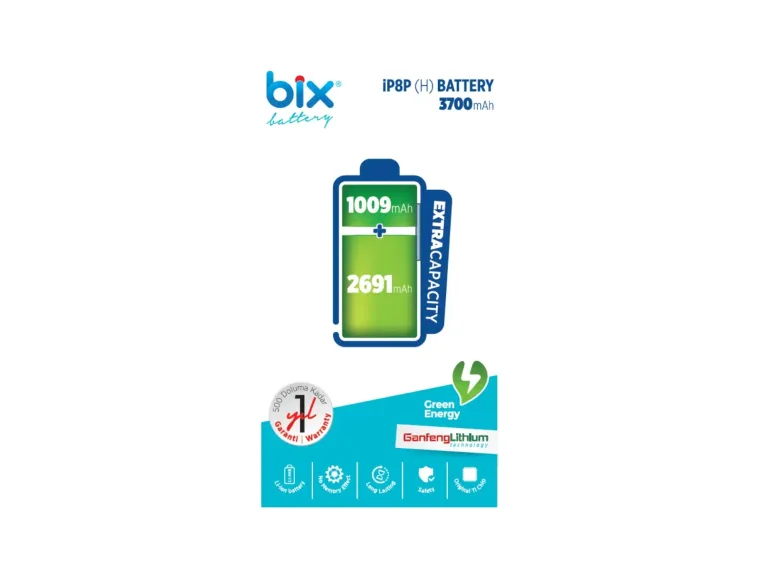 Bix IP8P(H) iPhone 8 Plus için 3700mAh Ekstra