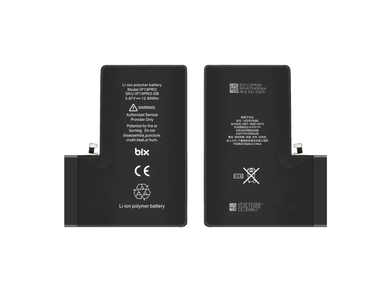 iPhone 13 Pro için 3330mAh Ekstra Kapasiteli Diagnostic