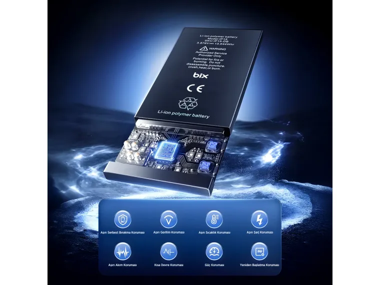 iPhone 15 için 4640mAh Ekstra Kapasiteli Diagnostic — görsel 7