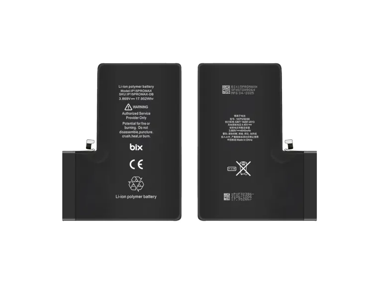 iPhone 15 için 4640mAh Ekstra Kapasiteli Diagnostic