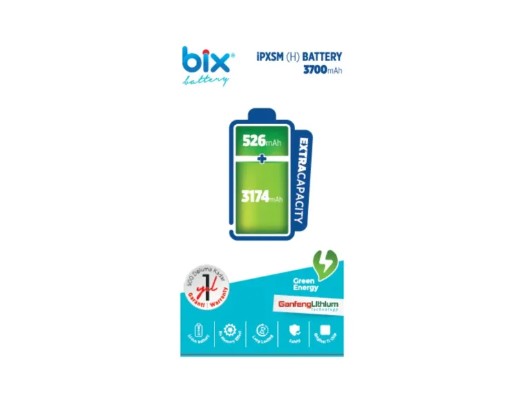Bix IPXSM (H) iPhone XS Max için 3700mAh Ekstra