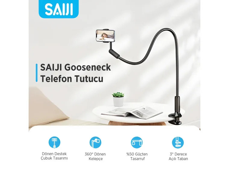 Bix Saiji IVY-4 95 cm 360° Derece Dönebilen — görsel 4