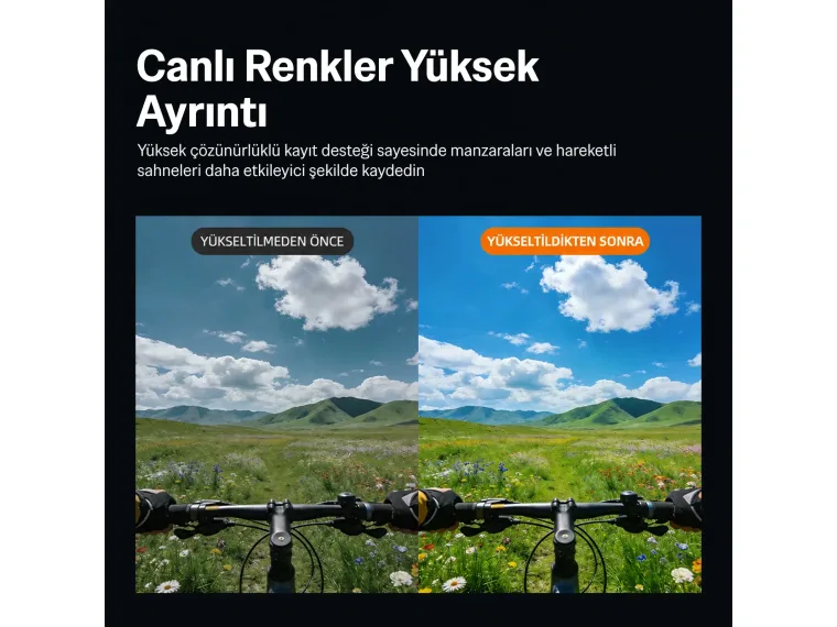 Bix Nexa 1 Wi-Fi 5K 30FPS Aksiyon Kamerası 50 MP Çift — görsel 7