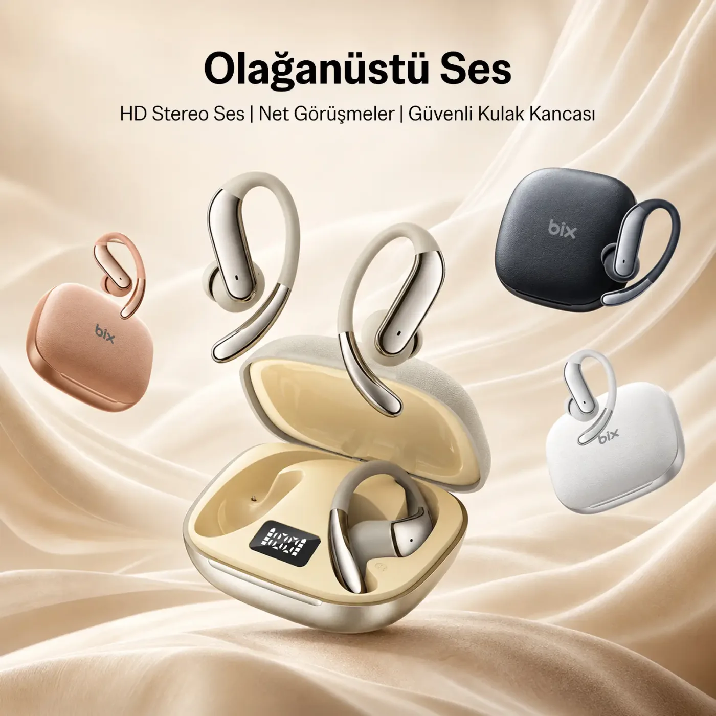 OWS3 Open Ear Bluetooth 6.0 ANC ve ENC Mikrofonlu, IPX5 — görsel 5