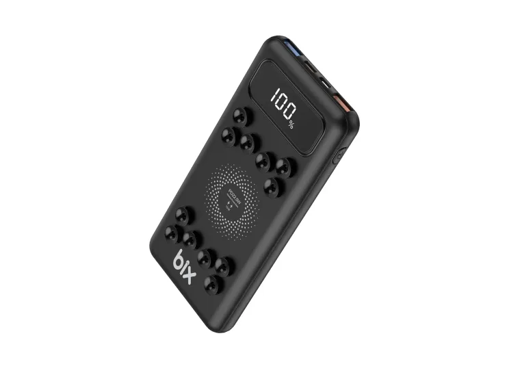 PB103 10000 mAh Vantuzlu Kablosuz LED Göstergeli QC