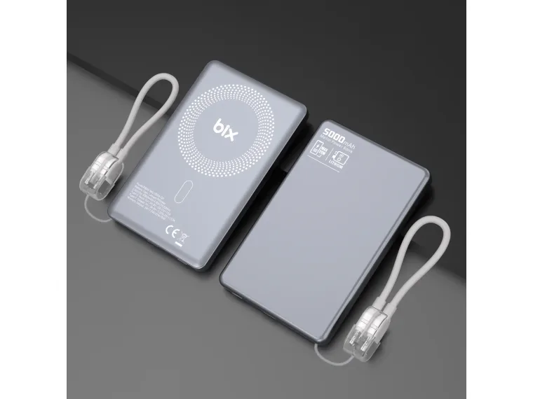 PB114 5000mAh 20W Dahili Type-C Kablolu 15W Manyetik — görsel 6