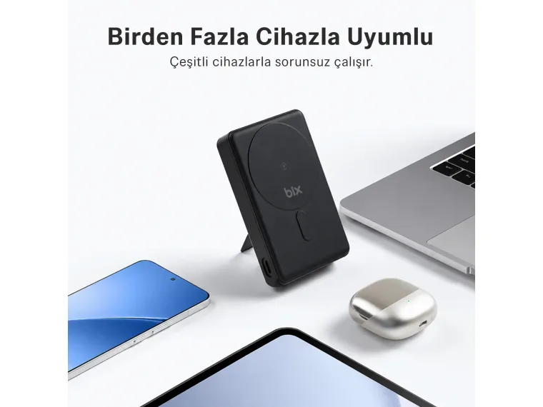 PB117 10000mAh PD20W Hızlı Şarj USB-C Çıkışlı Kablosuz — görsel 5