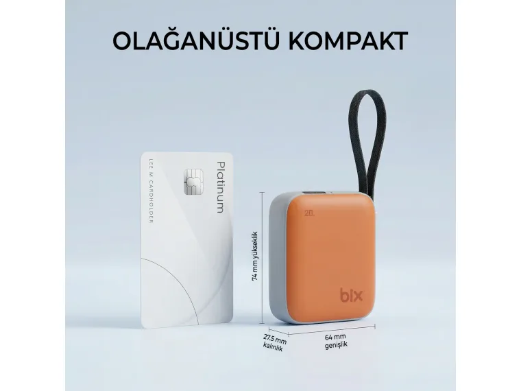 PB119 10000mAh PD 20W Cep Boyu Kompakt Tasarımlı — görsel 4
