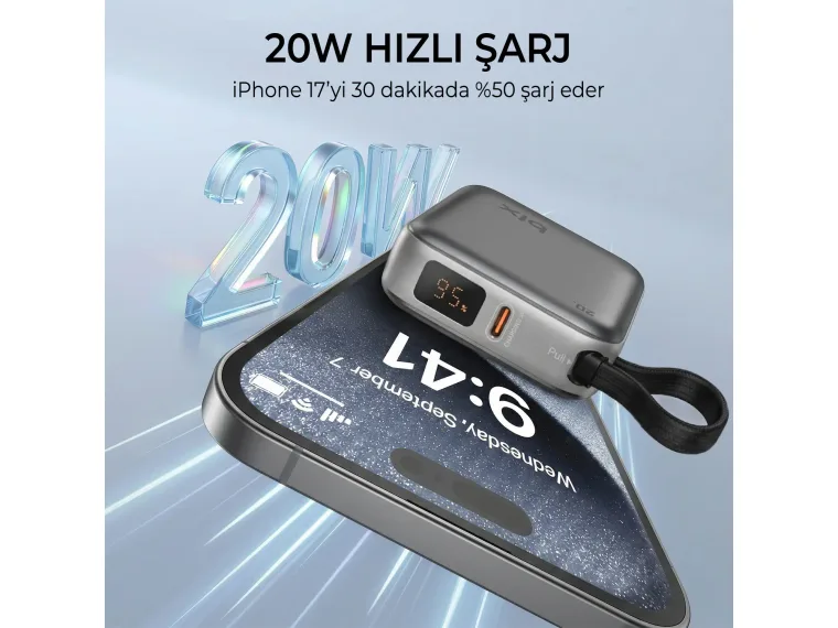 PB119 10000mAh PD 20W Cep Boyu Kompakt Tasarımlı — görsel 5