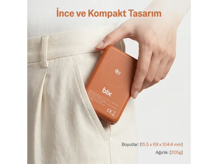 PB121 Qi2.2 Sertifikalı 25W Kablosuz Magsafe PD 3.0 — görsel 3