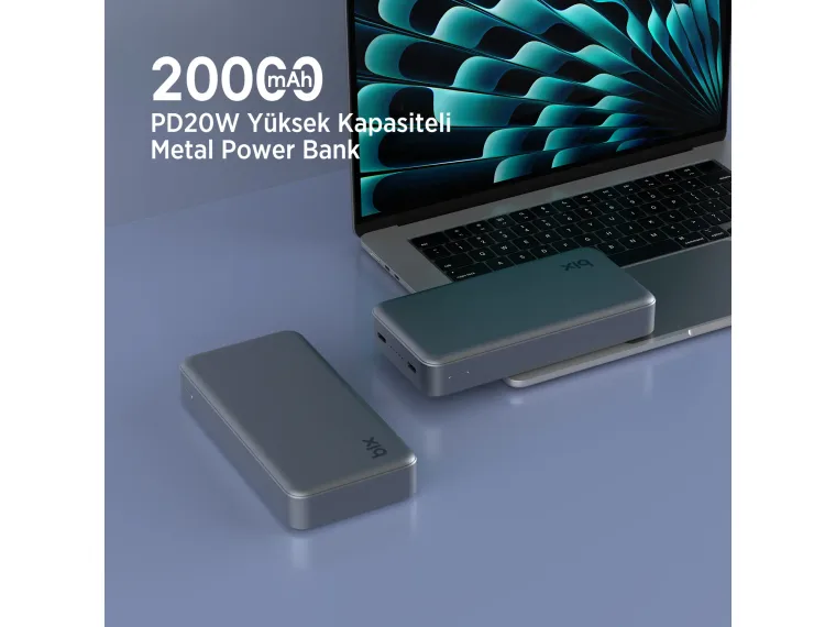 PB205 20000mAh PD 20W Çift USB-C Portlu Hızlı Şarj — görsel 6