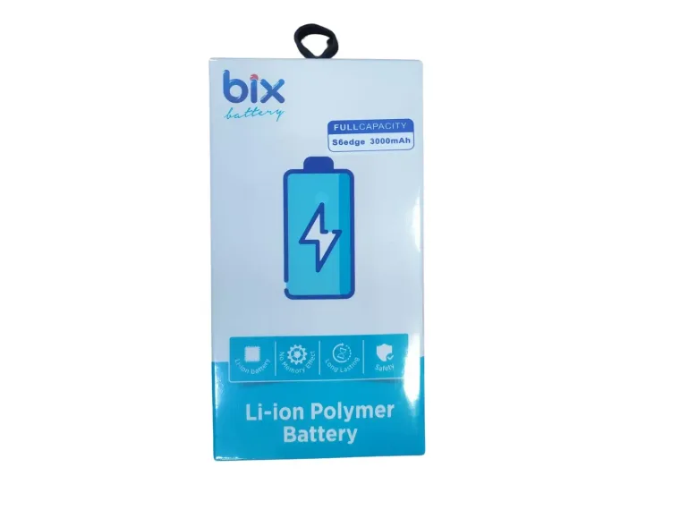 Bix Samsung Galaxy S6 Edge için 3000mAh Kapasiteli