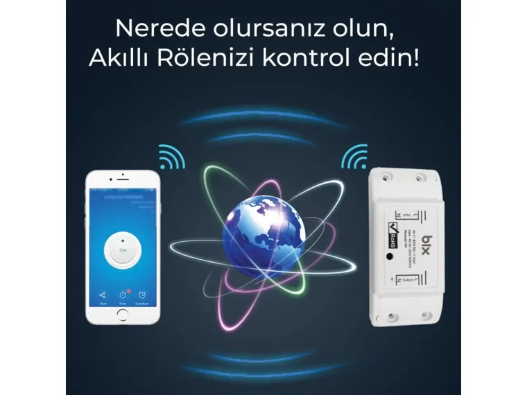 SC-01 WiFi Kontrollü Akıllı Röle Zamanlama ve Sesli — görsel 6