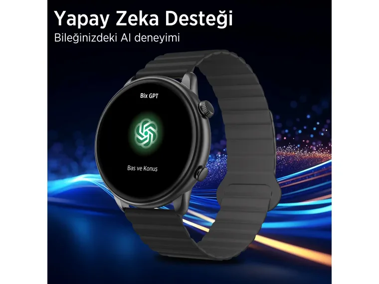 SW02AI 1.43” AMOLED Ekran, Bluetooth 5.2 Telefon — görsel 7