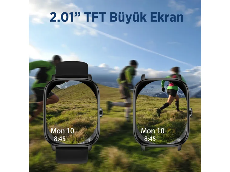 SW03 2.01” TFT Geniş Ekran, Spor Sağlık Takibi — görsel 4