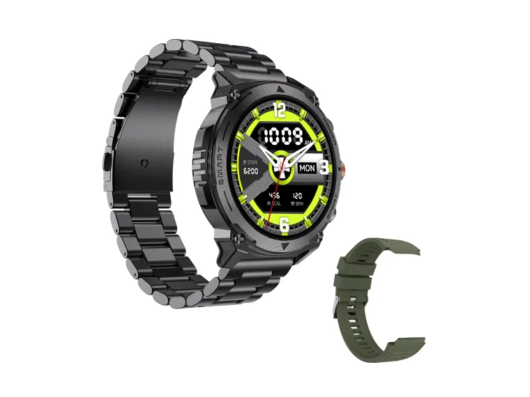 SW05 Metal Çerçeveli 1.43” AMOLED Ekran Bluetooth