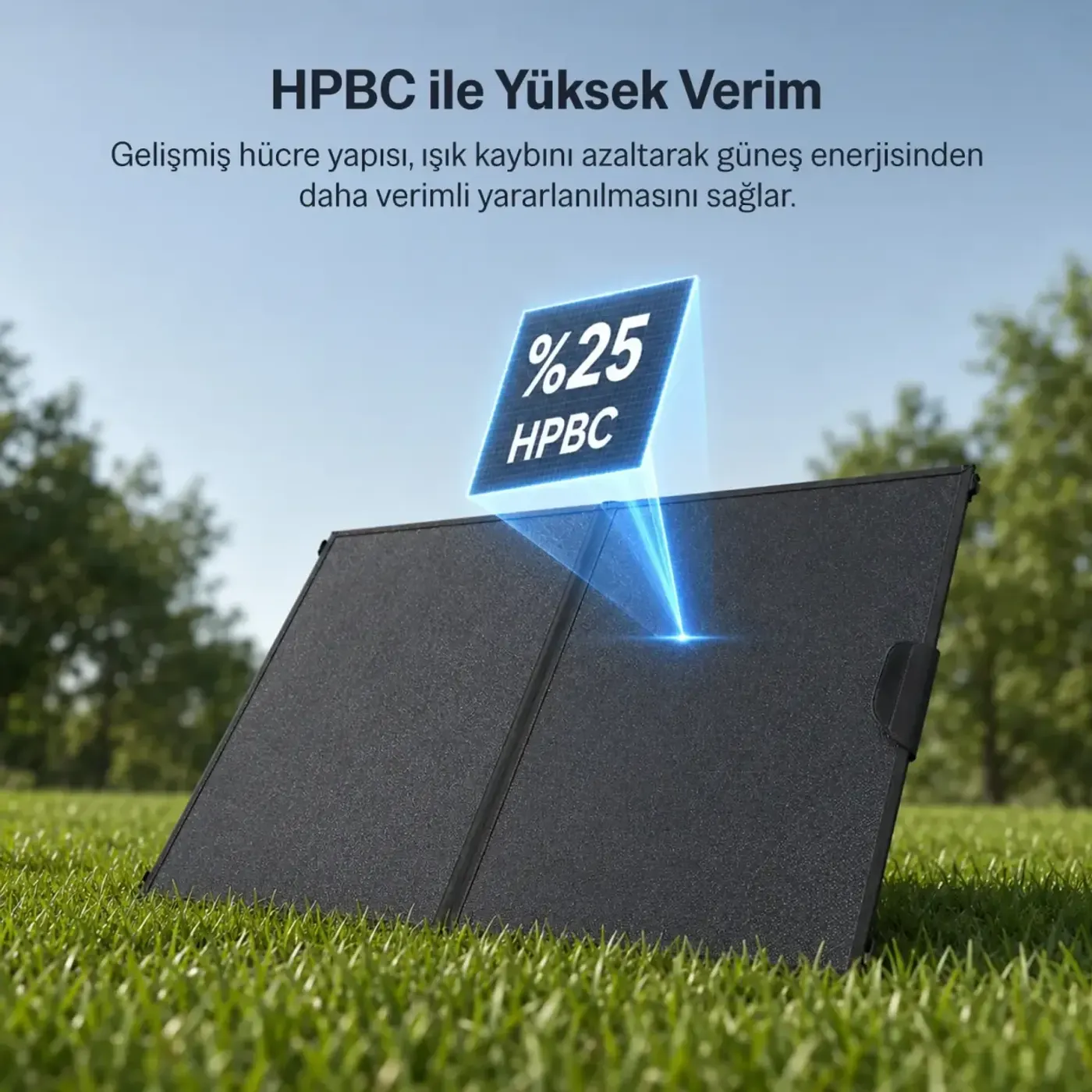 SY-S100W 100W Taşınabilir Katlanabilir Solar Şarj Power — görsel 4