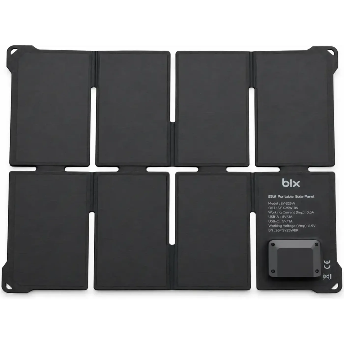 SY-S25W Taşınabilir Solar Şarj Paneli 25W Katlanabilir — görsel 3