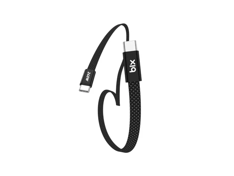 T5CC Type-C to Type-C 5A 240W 480Mbps Örgülü Hızlı Şarj