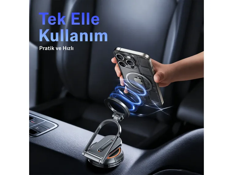 TCH02 Güçlü Vakum Özellikli 360° Ayarlanabilir Cam — görsel 3
