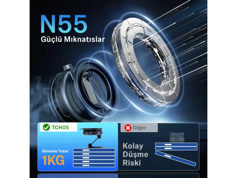 TCH05 360° Derece Dönebilen Vakumlu Manyetik Mıknatıslı — görsel 6