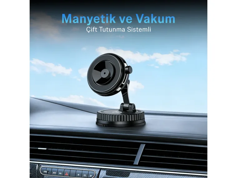 Bix TCH06 360° Manyetik Vakumlu Araç Tutucu — görsel 4
