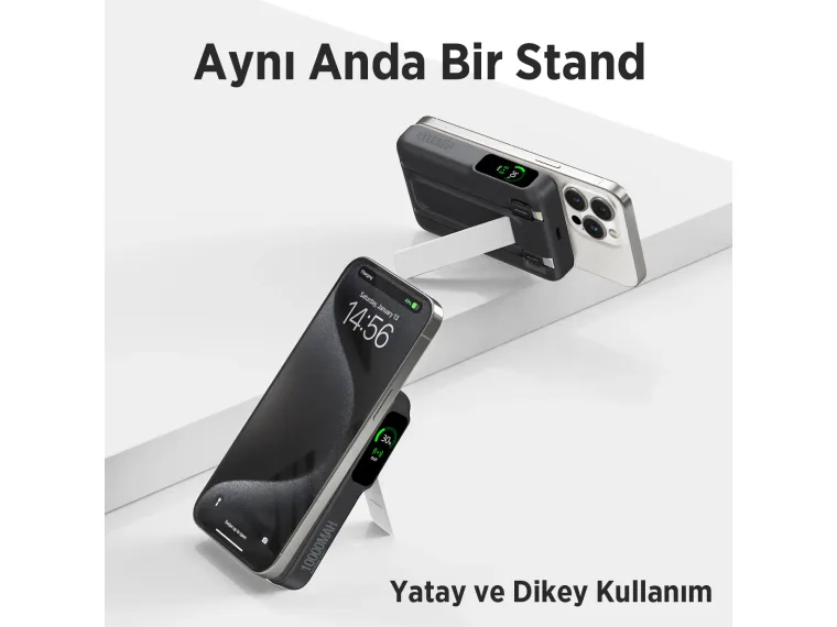 TPB16 6’sı 1 Arada 10000mAh Manyetik OLED Ekranlı — görsel 6