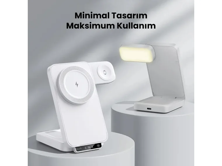 TPS01 Gece Işıklı 3’ü 1 Arada Akıllı Telefon TWS — görsel 6