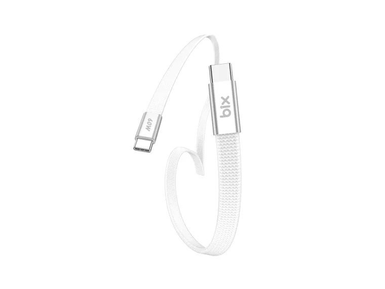Bix TSC2CC 60W Type-C Örgülü Şarj Kablosu 1 m