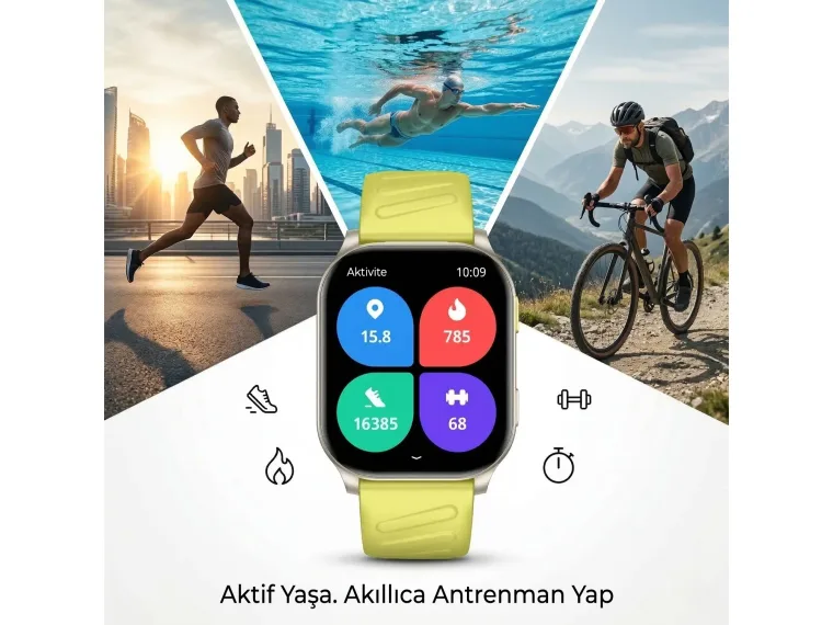 TSW4 47mm İnce 2.04” AMOLED Ekranlı Akıllı Saat — görsel 5