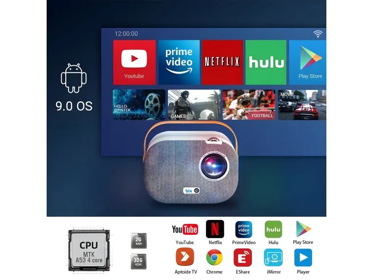 Vega II Android Projeksiyon Cihazı Full HD 1920×1080 4K — görsel 4