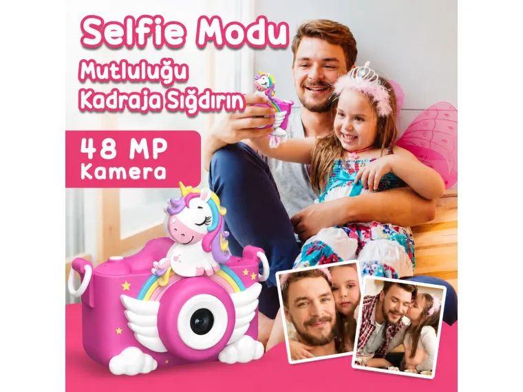 Bix Kids X2HD Çocuk Dijital Fotoğraf Makinesi 1080P HD — görsel 7