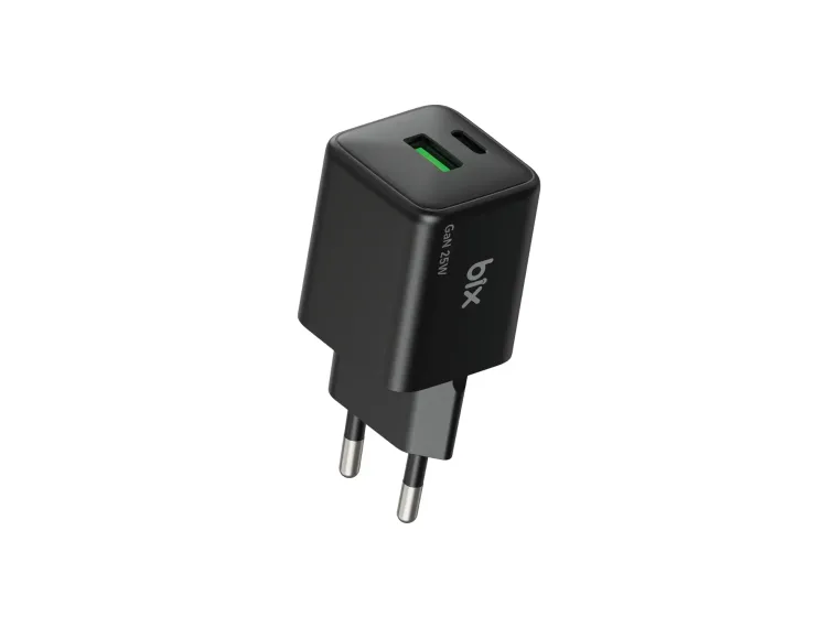 ZH-2U41T GaN 25W Çift Portlu USB-A QC ve Type-C PD 3.0